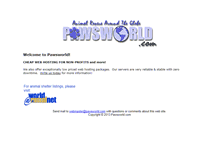 Tablet Screenshot of pawsworld.com